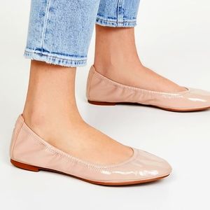 Tory Burch Patent Eddie Flat size 8